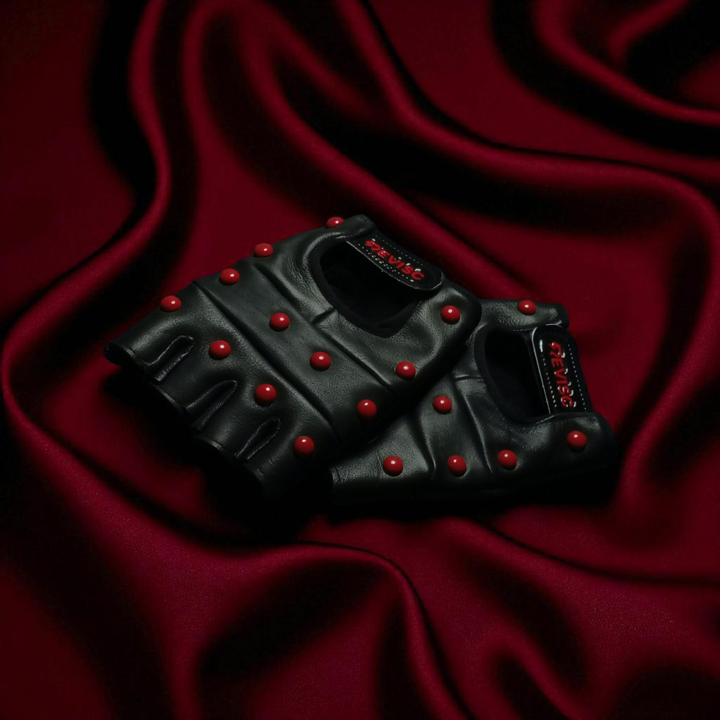 Leather Studded Gloves