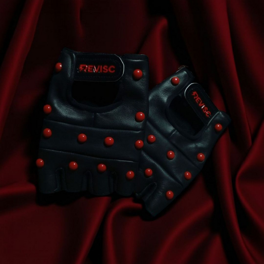 Leather Studded Gloves